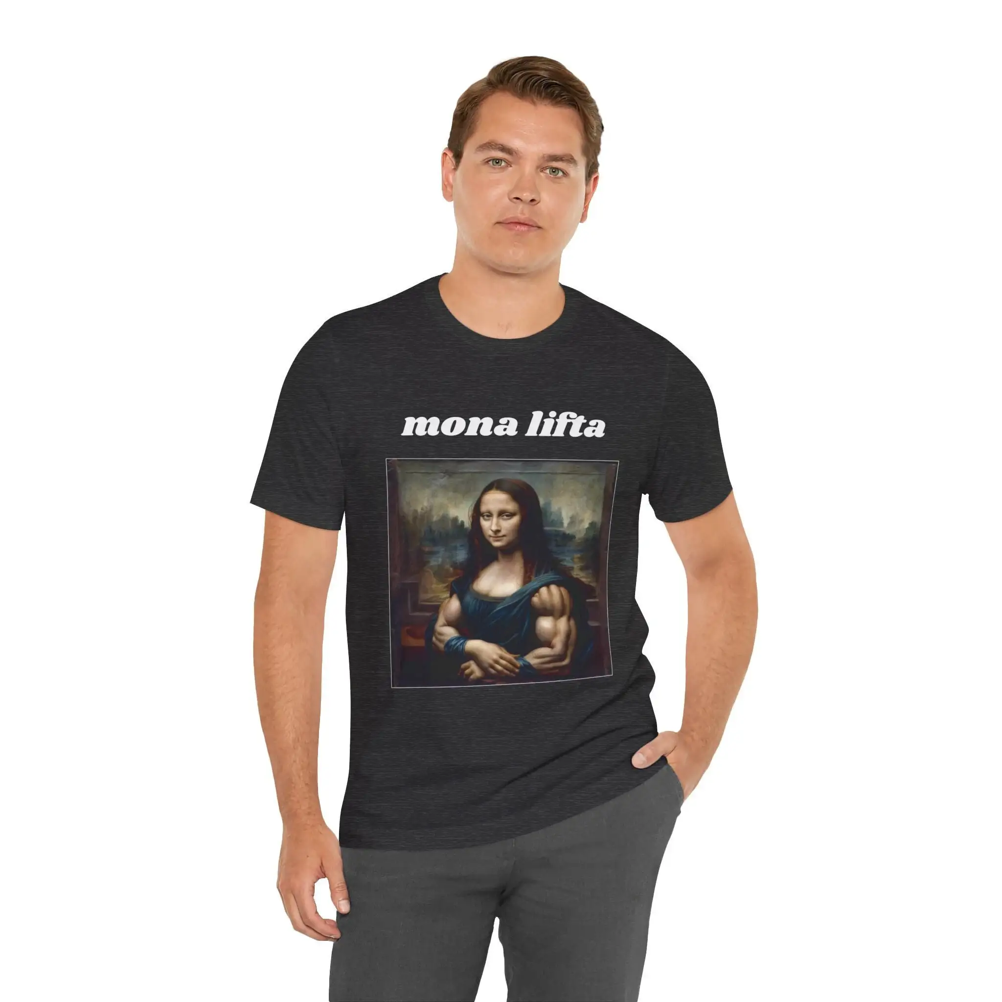 Muscle Tee Workout - Mona Lifta T-Shirt Bodybuilding Lisa Pullover