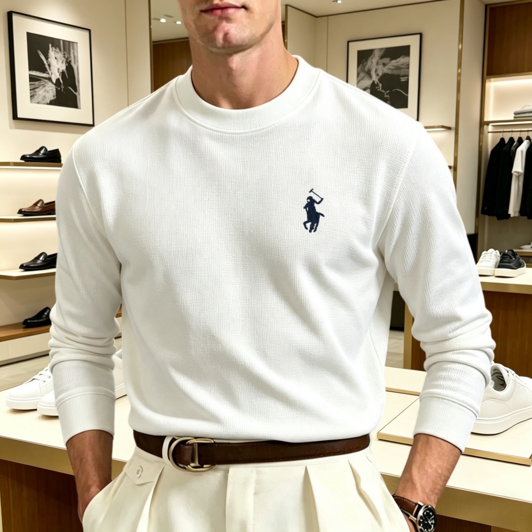 Men'S Winter Fashion - Weiches Baumwoll-Herren-T-Shirt mit langen Ärmeln und