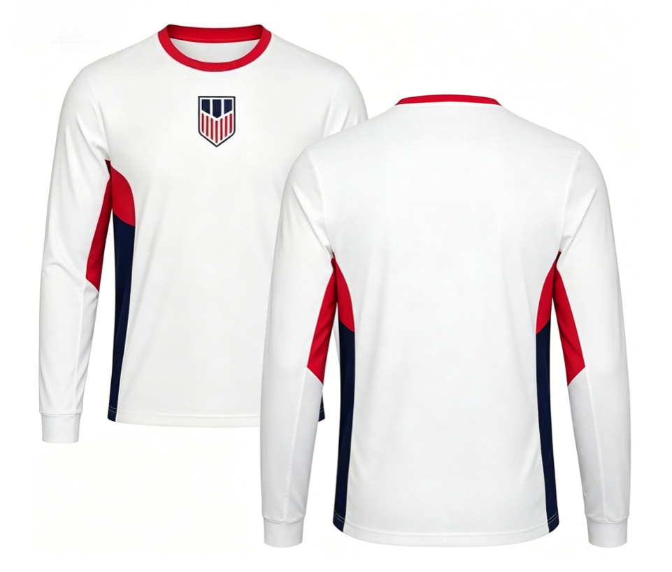 Men'S Fashion For 2026 - 2026 Amerikanisches Rundhals-Football-Shirt mit langen Ärmeln,