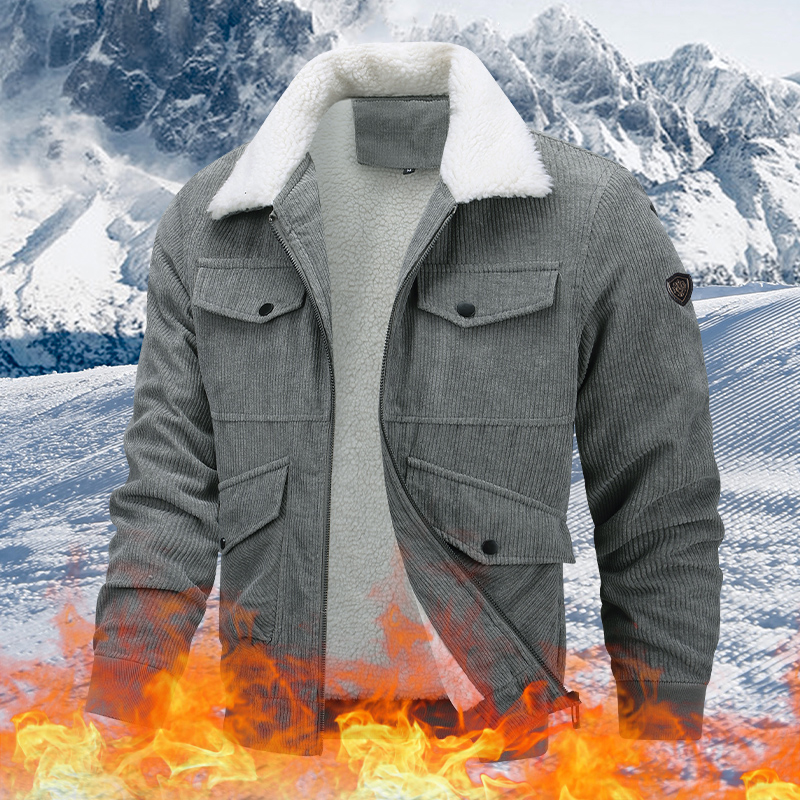 Windbreaker Men Zip - Männer Jacken Neue Winter Verdicken Warme