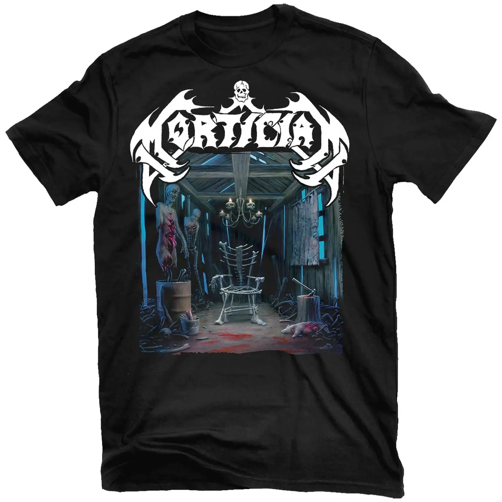 Mens Fashion Hacks - Mortician Hacked Up for Barbecue T-Shirt,