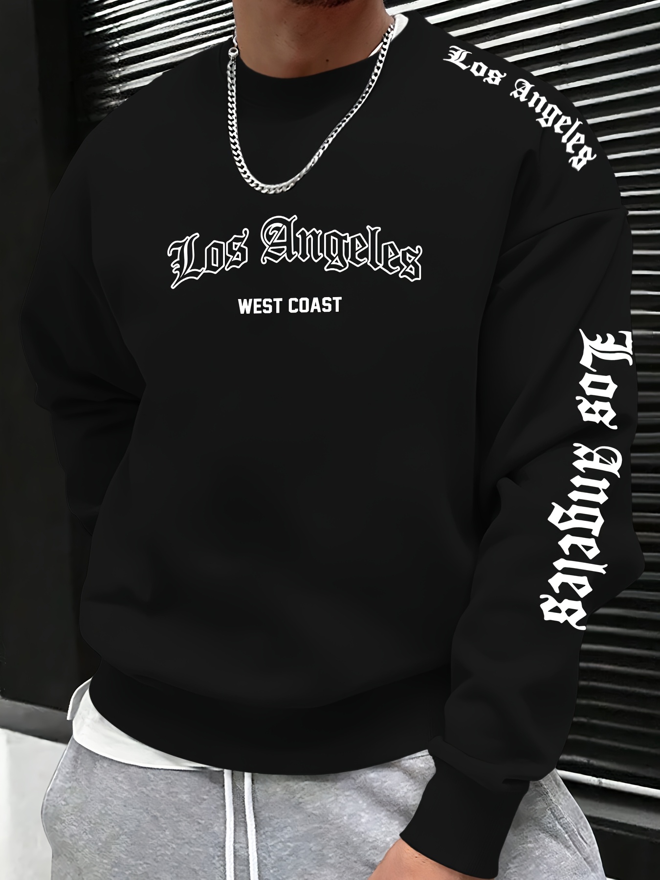 Men'S Fashion For 2026 - 2026 Herbst/Winter Herren Rundhals-Sweatshirt mit Buchstabendruck