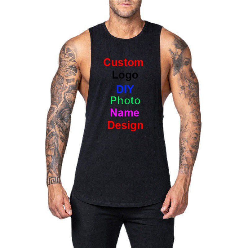Muscle Tee Workout - DIY Angepasst Logo Marke Gym Tank