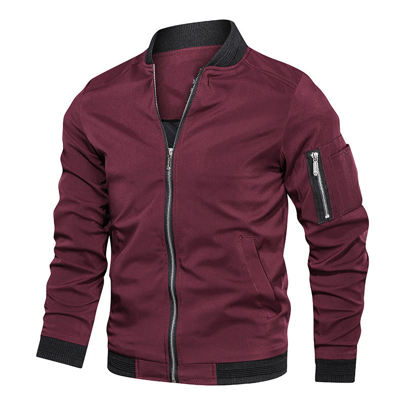Windbreaker Men Zip - Frühlings- und Herbst-Windjacke für Herren, leichte