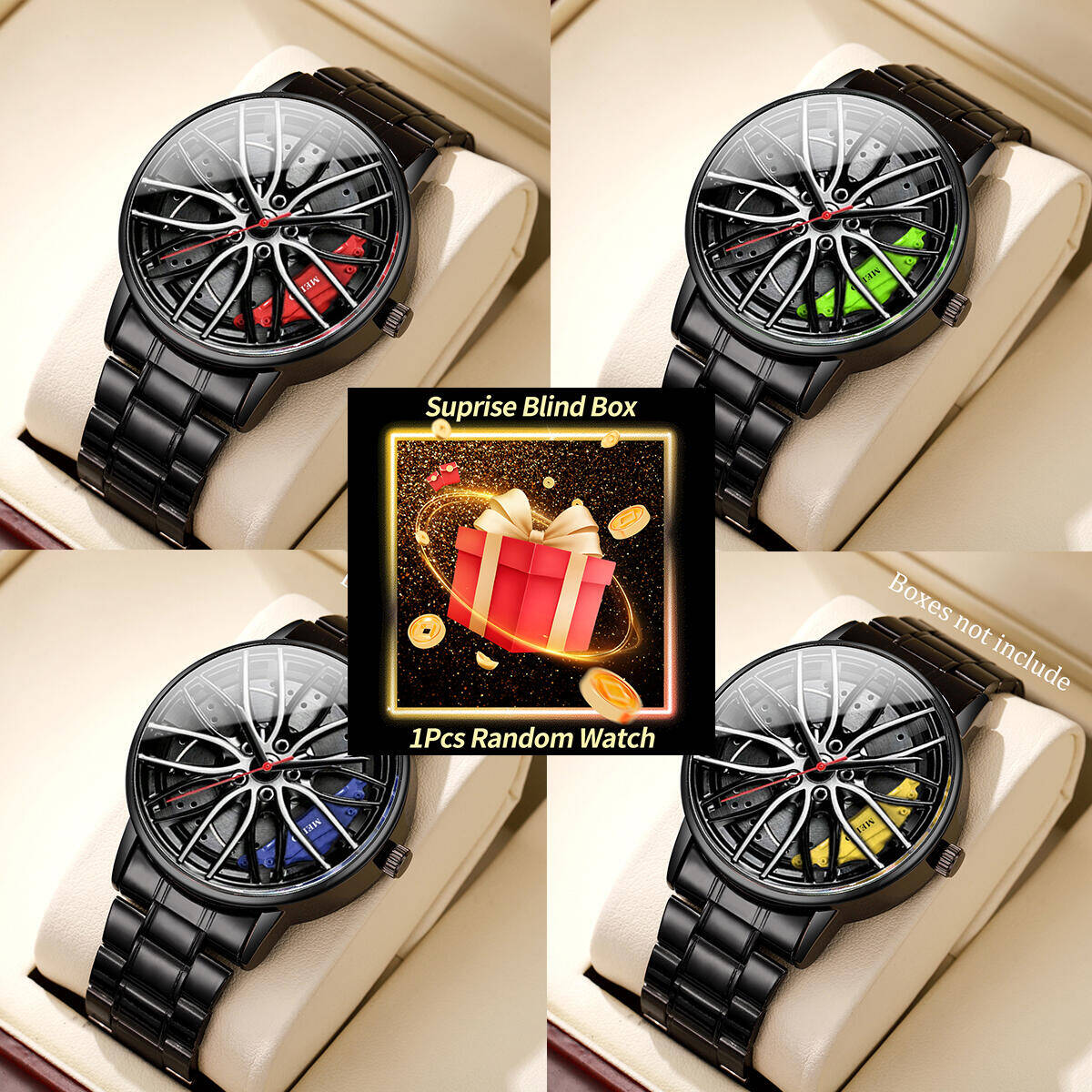 Mens Fashion Watch - 1PC Überraschung Mystery Uhr Blind Box-Mode