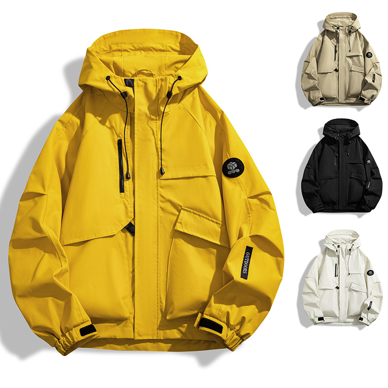 Windbreaker Men Zip - Wasserdichte Jacke für Herren Outdoor Wandern