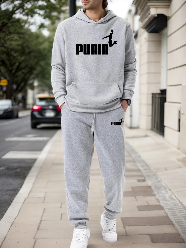 Men'S Fashion For 2026 - Herren-Set/Hoodie/Hose 2026 Herbst Winter Lässiger Sport-Kapuzenpullover