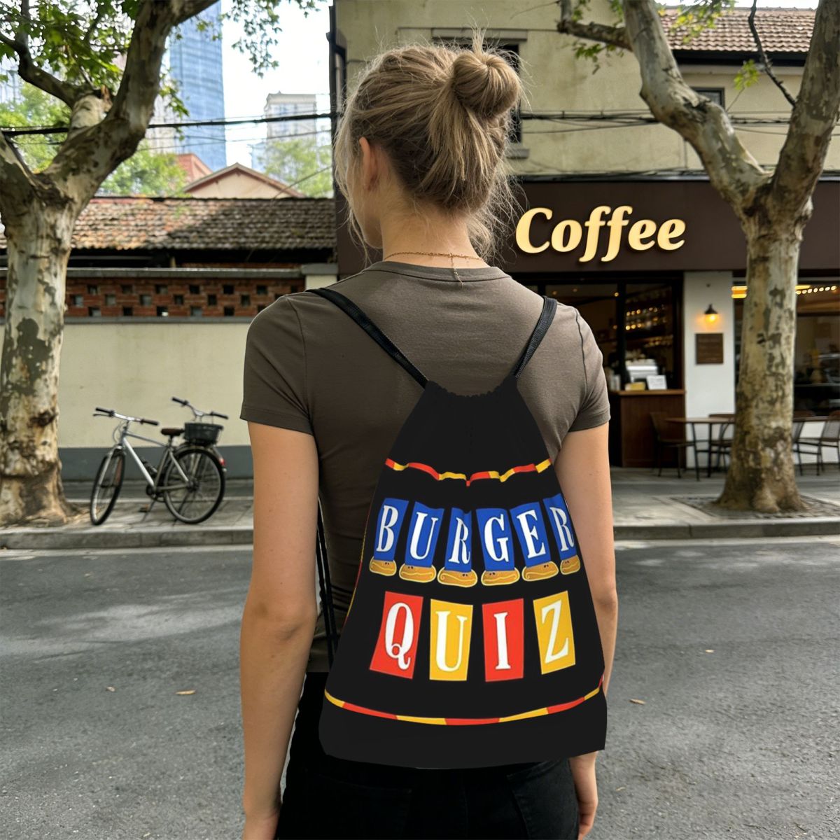 Men'S Fashion Quiz - Burger Quiz New Logo Rucksäcke, modische