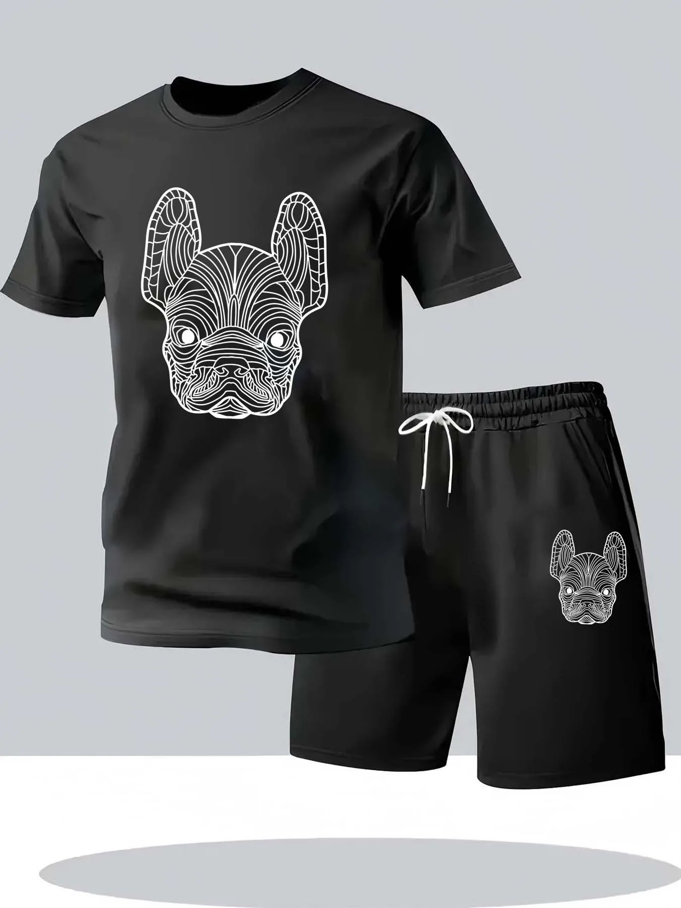 Mens Fashion Ideas - Sommer Herren Schnelltrocknendes Freizeit-Kurzarm-T-Shirt und Shorts