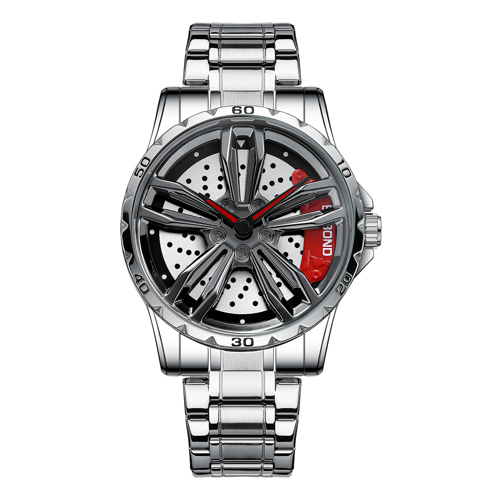 Men'S Fashion Hub - Herrenuhr Radnabe Motorraduhr Hollow 360° °