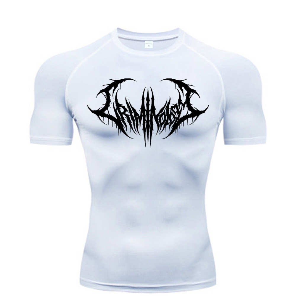 Muscle Tee Workout - Schnell trocknendes Kompressions-Fitness-T-Shirt für Herren, atmungsaktiv,