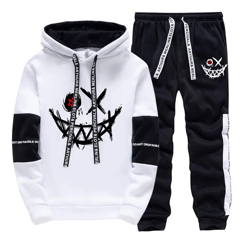Men'S Fashion For 2026 - Herren-Set/Hoodie/Hose 2026 Herbst Tägliche Freizeitmode Kapuzenpullover