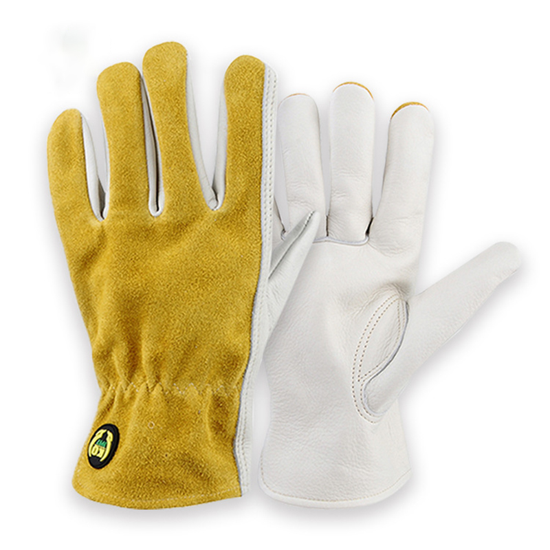 Driving Gloves Leather - Leder Sicherheit Arbeit Handschuhe Gartenarbeit Carpenter