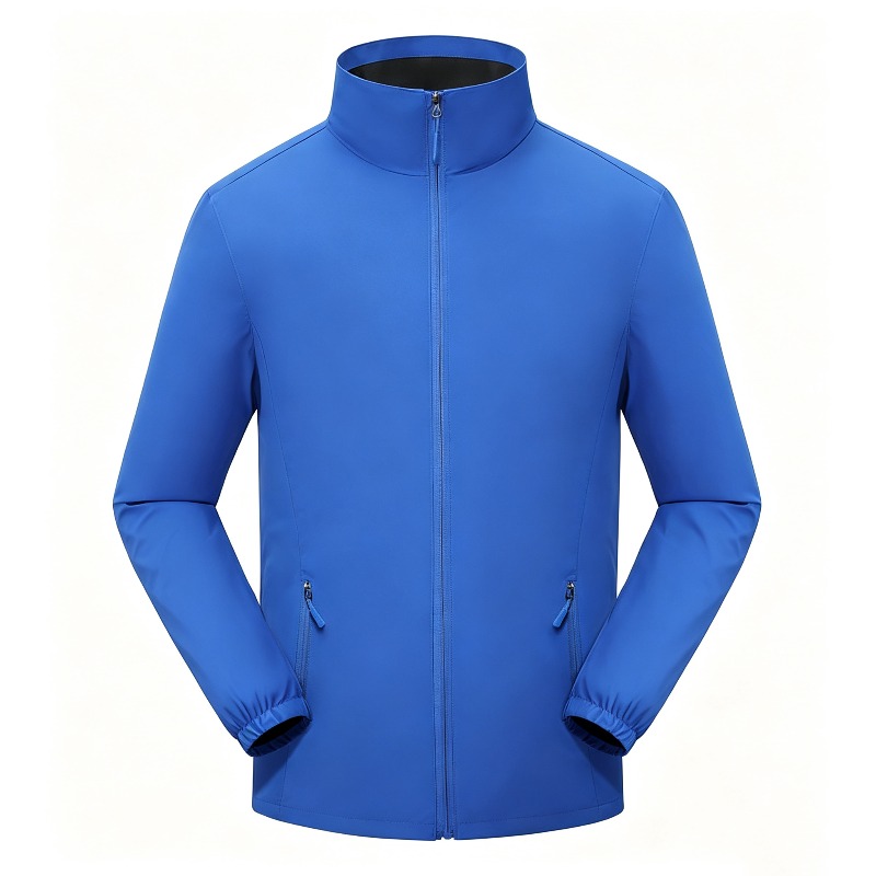 Windbreaker Men Zip - Herren Damen Unisex Dünne, einfarbige Windjacke