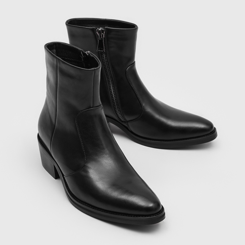 Chelsea Boots Men - Hochwertige Herren Vintage Spitze Chelsea Boots