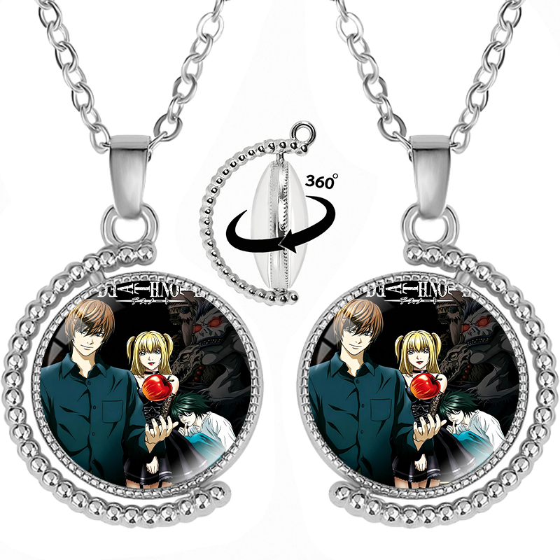 Men'S Fashion Model - Death Note Mode Drehbare Halskette für