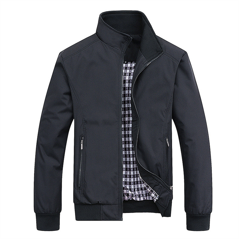 Mens Fashion Bomber Jacket - Neue Frühling Herbst Lässig Feste Mode