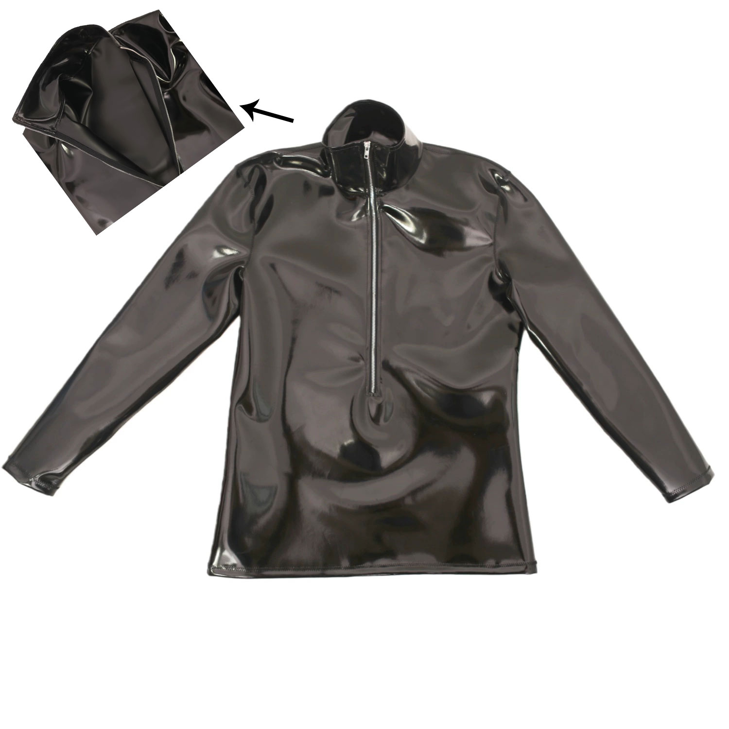 Neue Mode Tuch Latex männer T- – Mens Fashion Top Bewertung und Preis