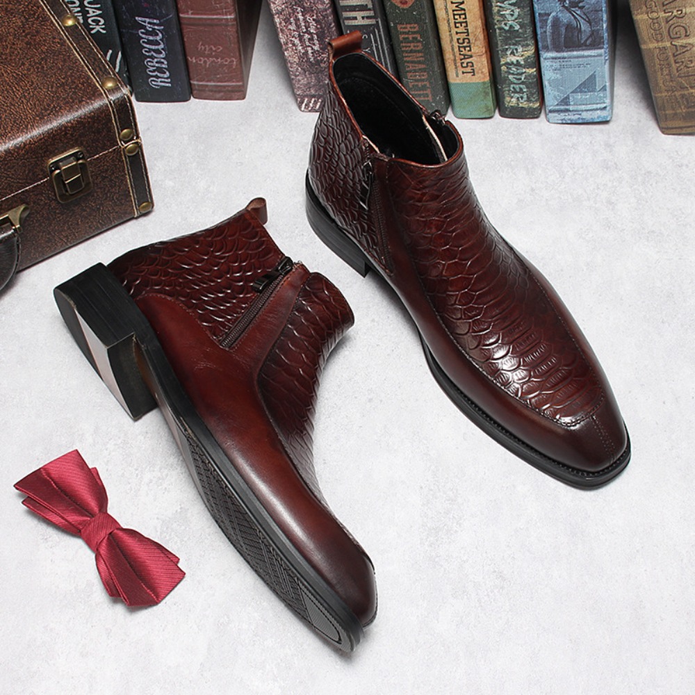 Marken-Herrenstiefel, Modische – Chelsea Boots Men Bewertung und Preis