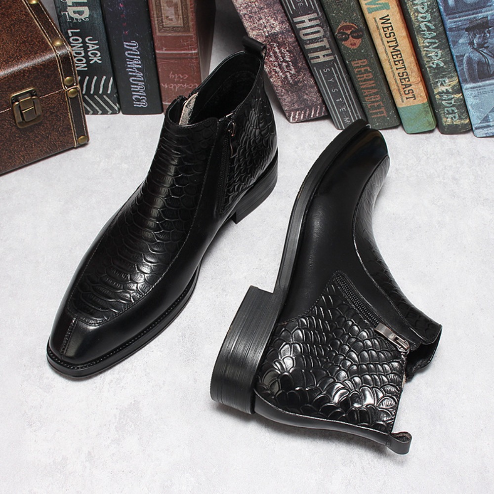 Marken-Herrenstiefel, Modische – Chelsea Boots Men Bewertung und Preis