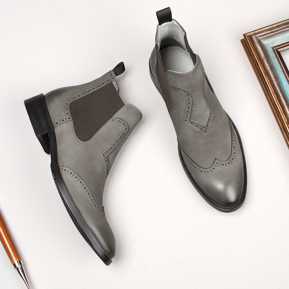 Modische graue Chelsea-Stiefel – Chelsea Boots Men Bewertung und Preis