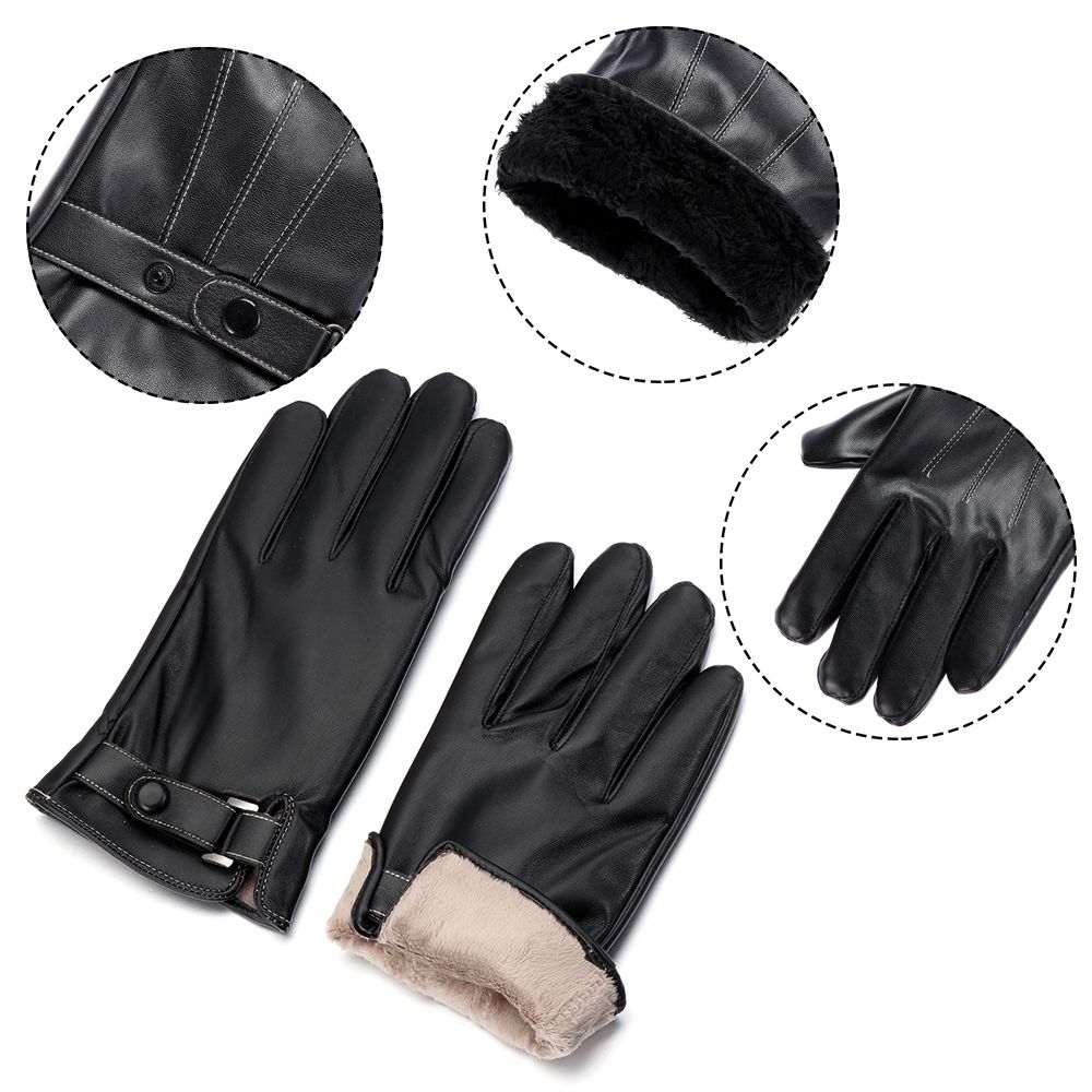 Herren Fleece Thermo Leder han – Driving Gloves Leather Bewertung und Preis
