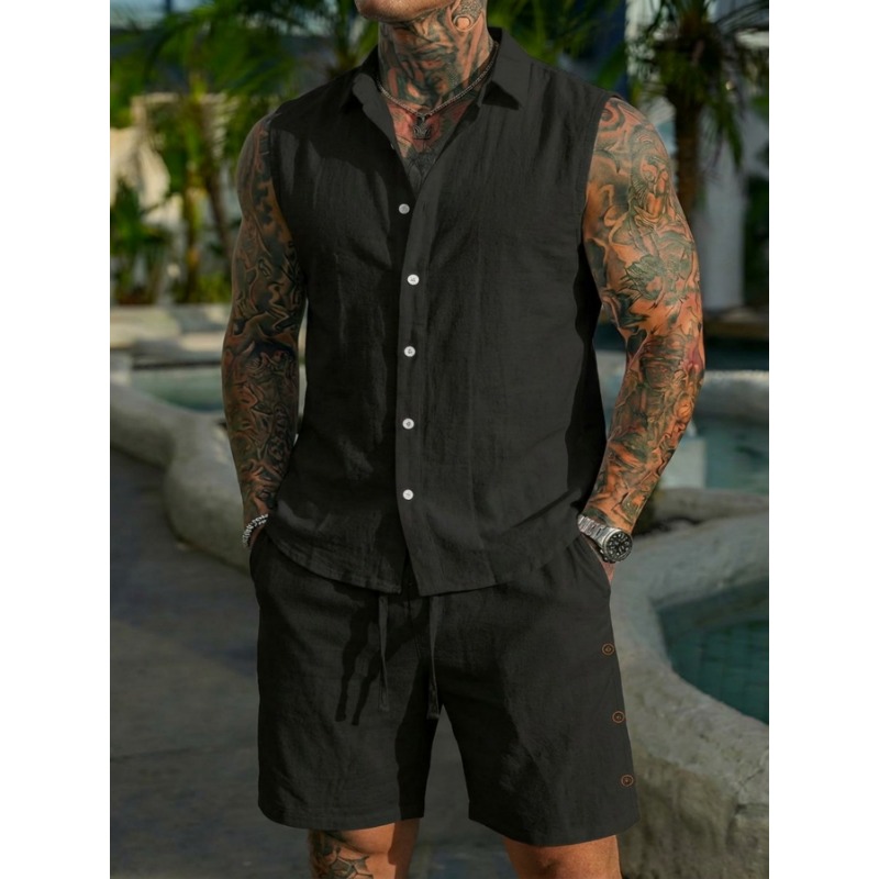 Herren 2-teiliges Leinen-Set m – Linen Shirt Summer Bewertung und Preis