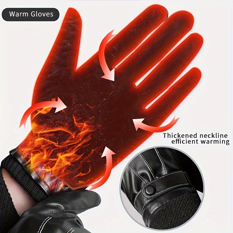 1 paar Winter Handschuhe Warme – Driving Gloves Leather Bewertung und Preis