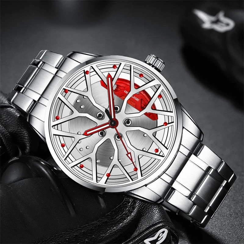 Mode herren auto rad uhren lux – Men'S Fashion Hub Bewertung und Preis