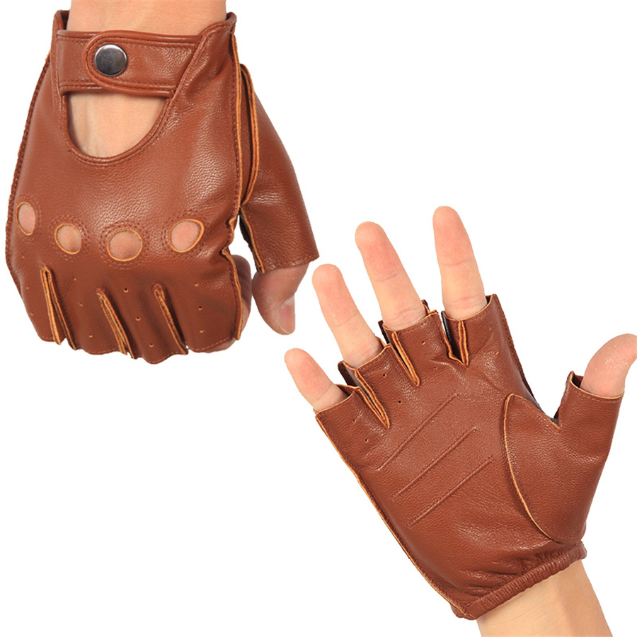 Hochwertige Herren-Halbfingerh – Driving Gloves Leather Bewertung und Preis