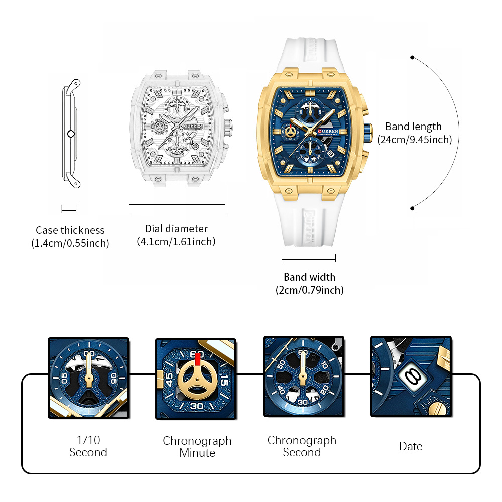 CURREN Luxus-Vintage-Uhr für H – Mens Fashion Watch Bewertung und Preis
