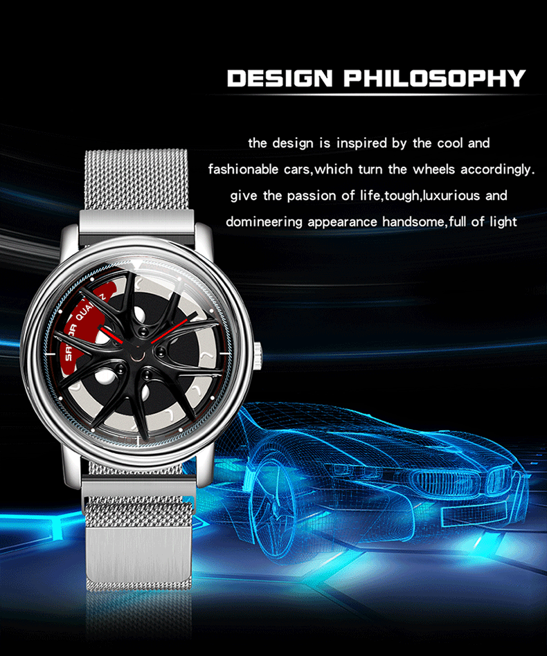 Männer Uhr Auto Rad Felge Nabe – Men'S Fashion Hub Bewertung und Preis