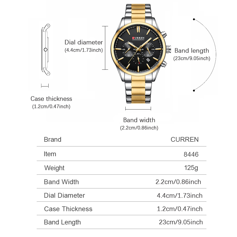 CURREN Casual Quarz Chrono Spo – Mens Fashion Watch Bewertung und Preis