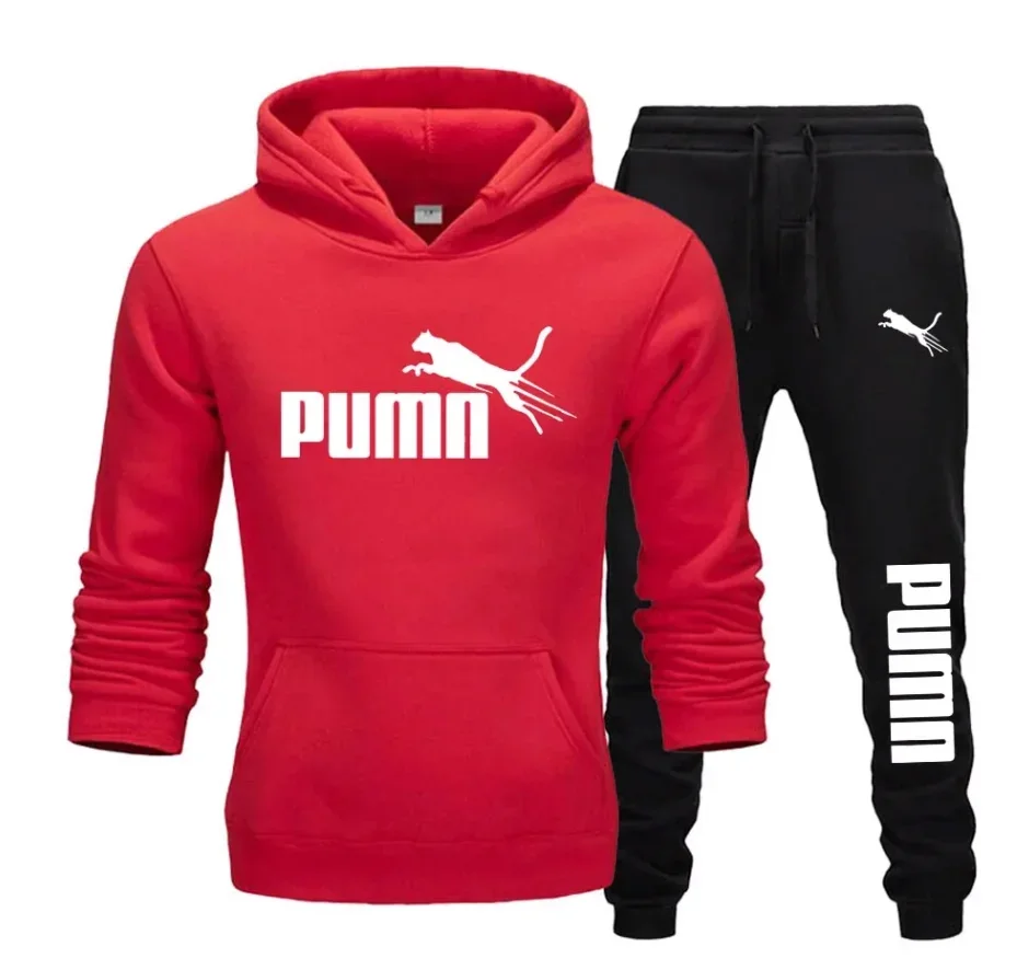Neues Herren-Set aus Kapuzenpu – Men'S Winter Fashion Bewertung und Preis
