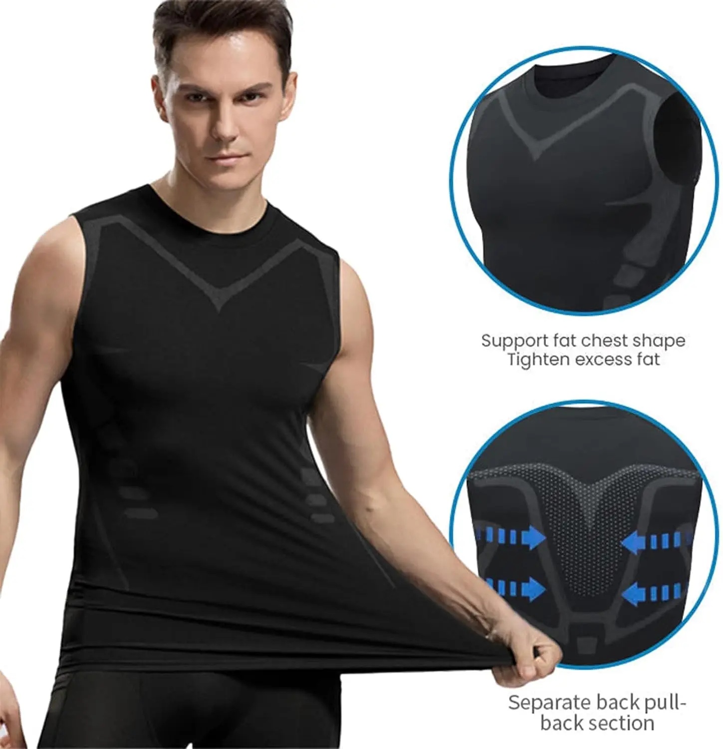 Kompressions-Tanktop Herren Gy – Muscle Tee Workout Bewertung und Preis