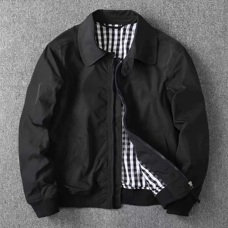 Frühling lässig solide Mode sc – Mens Fashion Bomber Jacket Bewertung und Preis