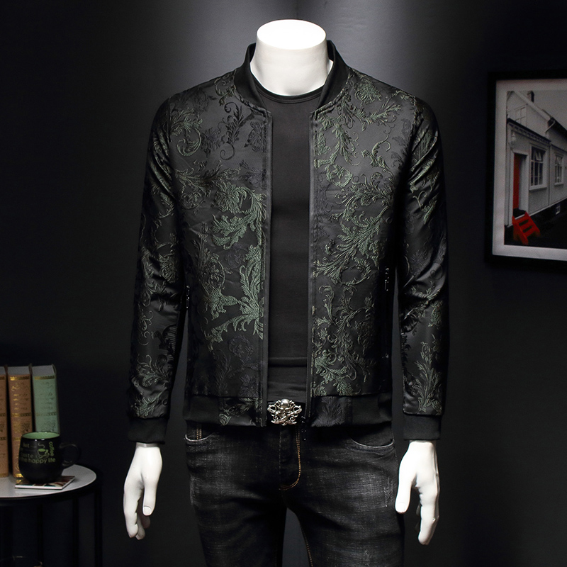 Paisley-Muster, Blumenjacke, H – Mens Fashion Bomber Jacket Bewertung und Preis
