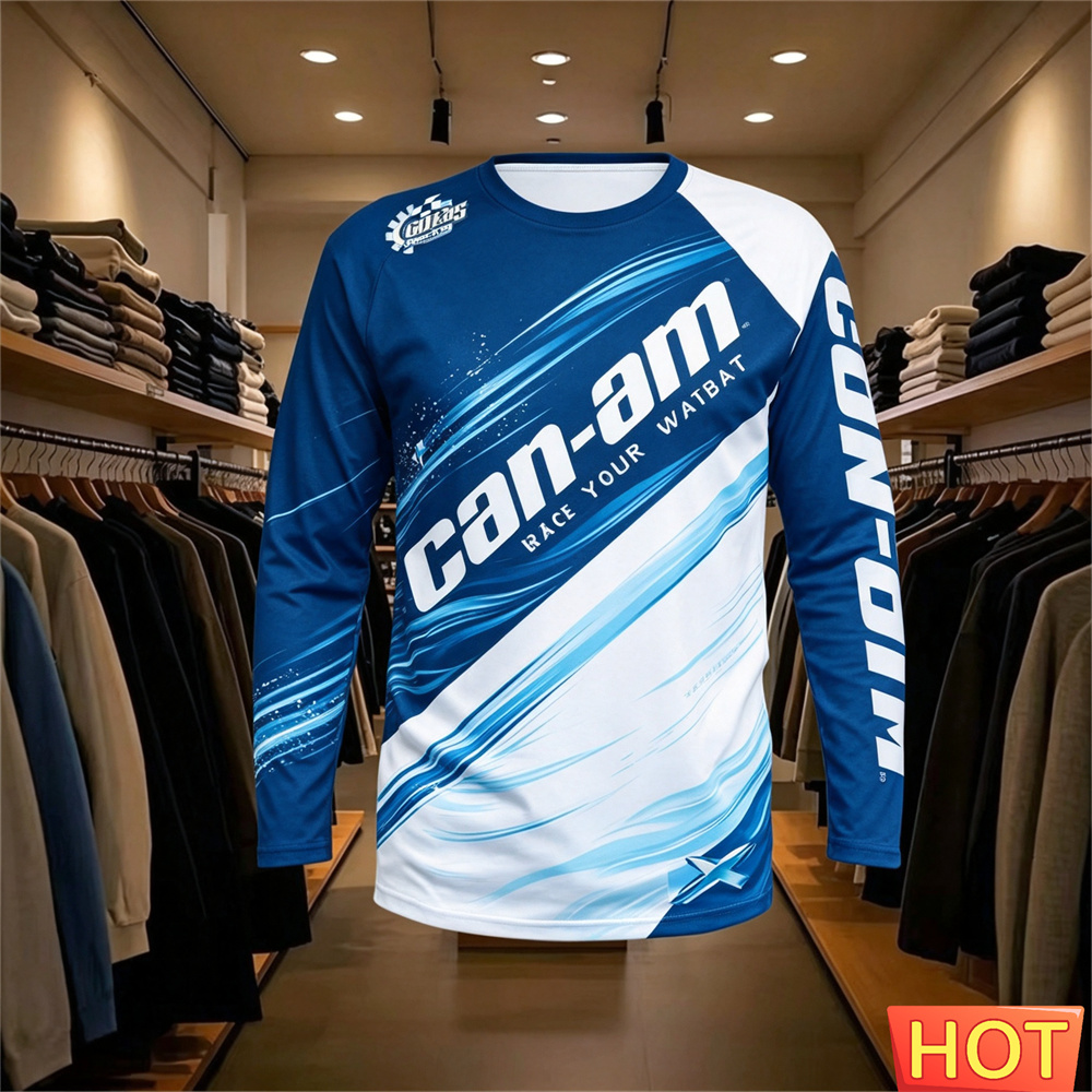 Motorrad-Renn-Langarm-T-Shirt  – Mens Fashion Top Bewertung und Preis
