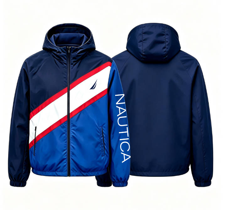 NAUTICA Wind jacke mit Kapuze, – Windbreaker Men Zip Bewertung und Preis