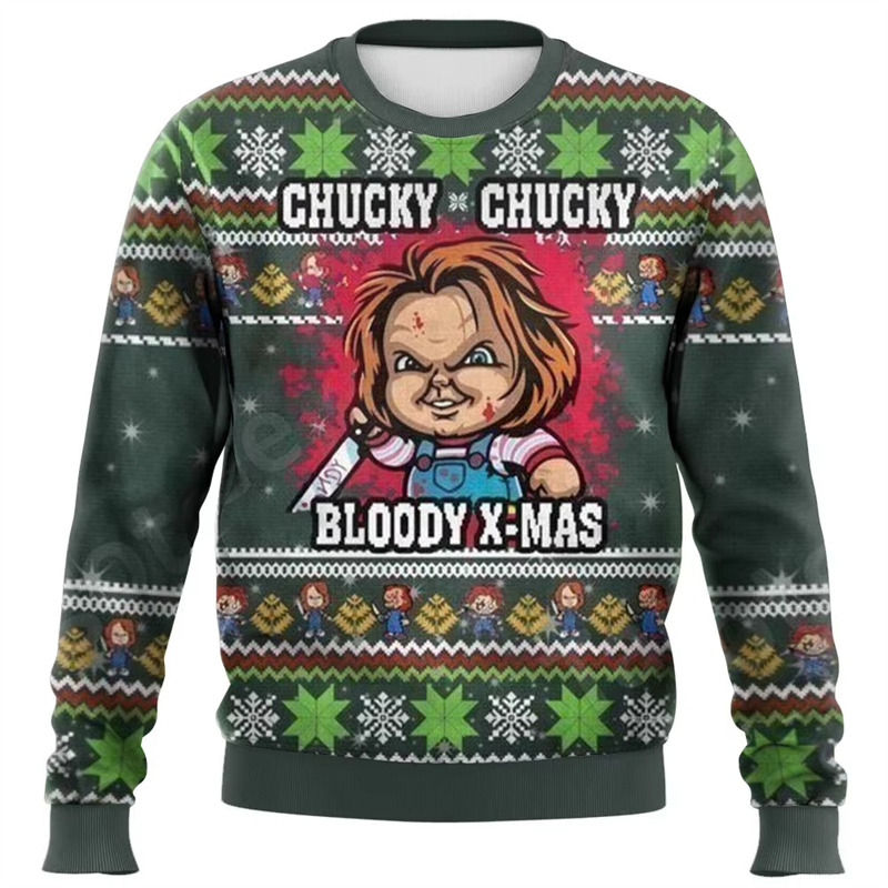 Fashion Chucky Graphic Ugly Ch – Mens Xmas Fashion Bewertung und Preis