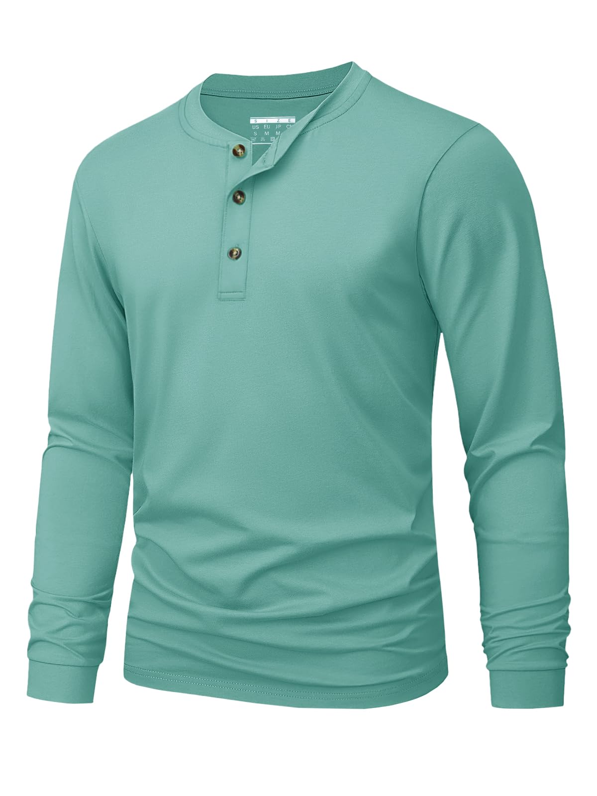 Herren-Henley-T-Shirt, schlich – Mens Fashion Top Bewertung und Preis