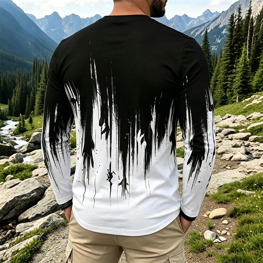 Herren Gradient Ink Splash Lan – Mens Fashion Top Bewertung und Preis