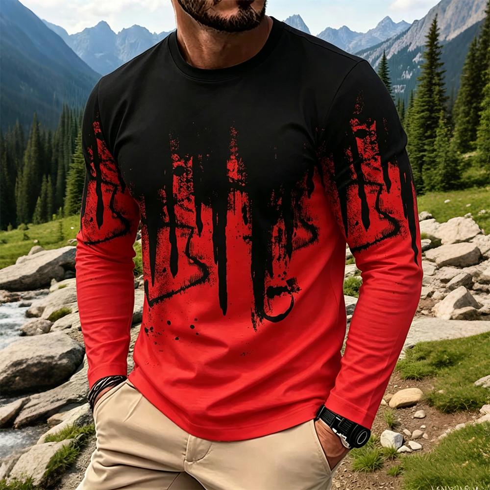 Herren Gradient Ink Splash Lan – Mens Fashion Top Bewertung und Preis