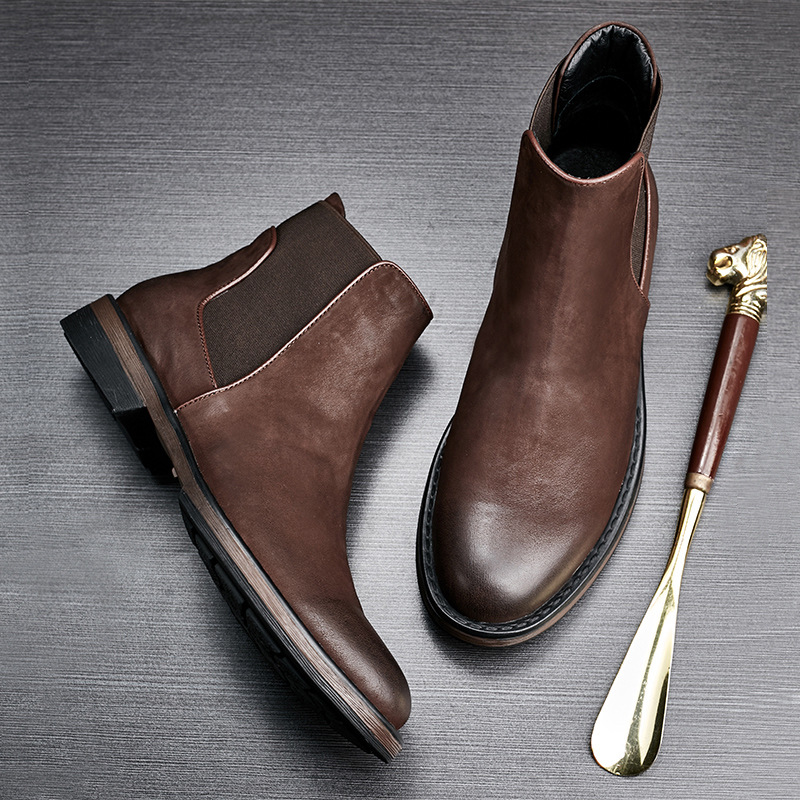 Herbst-Winter Herren Echtleder – Chelsea Boots Men Bewertung und Preis